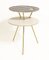 Tavolfiore Side Table in Stripes Pattern and White by Tokyostory Creative Bureau, Image 2