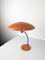 Orangefarbene Mid-Century Tischlampe von Louis Kalff für Philips, 1950er 1