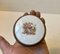 Antique French Vanity Trinket in Hand-Painted Porcelain and Glass, Image 2