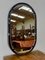 Italian Oval Mirror in Chrome and Steel, 1960, Image 1