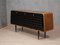 Credenza Mid-Century in noce e gommalacca nera, Italia, 1950, Immagine 7