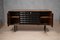 Mid-Century Italian Walnut and Black Shellac Sideboard, 1950 9