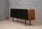 Italienisches Mid-Century Sideboard aus Nussholz & Schwarzem Schellack, 1950 12