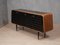 Credenza Mid-Century in noce e gommalacca nera, Italia, 1950, Immagine 4