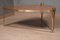 Mid-Century Italian Triangular Brass and Glass Sofa Table, 1970 4