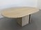 French Coffee Table in Travertine and Marble, 1960s, Image 4