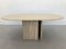 Table Basse en Travertin et Marbre, France, 1960s 1