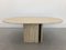French Coffee Table in Travertine and Marble, 1960s, Image 6
