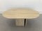 French Coffee Table in Travertine and Marble, 1960s 7