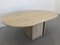 French Coffee Table in Travertine and Marble, 1960s 3