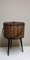 Vintage Sewing Basket in Beech with Sisal Mesh, 1970s, Image 2