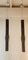 Sospensioni Nere Murano con doppia lampadina, inizio XXI secolo, set di 2, Immagine 1
