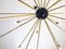 Mid-Century Sputnik Brass Chandelier, 1950s, Image 4