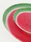 Handgefertigte und handbemalte italienische Vintage Wassermelonen Teller, 1970er, 7 . Set 9