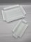 Frosted Glass Trays by Michele de Lucchi for Produzione Privata, 1990s, Set of 2, Image 8