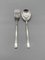 925 Silver Fork and Spoon by Carlo Scarpa for Cleto Munari, 1977, Set of 2 2