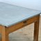 Industrial Work Table with Zinc Top, 1930s 13