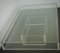 Large Modernist Glass and Acrylic Glass Coffee Table, 1970s 6