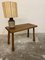 Mid-Century Brutalist Oak Side Table in the style of Charlotte Perriand, 1960s 7