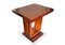 Art Deco Pedestal Table in Burr Walnut 3