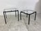 Vintage Modernist Acrylic Glass and Steel Side Tables, 1980s, Set of 2 9