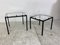 Vintage Modernist Acrylic Glass and Steel Side Tables, 1980s, Set of 2, Image 9