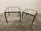Vintage Modernist Acrylic Glass and Steel Side Tables, 1980s, Set of 2 7