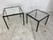 Vintage Modernist Acrylic Glass and Steel Side Tables, 1980s, Set of 2 6