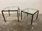 Vintage Modernist Acrylic Glass and Steel Side Tables, 1980s, Set of 2 10
