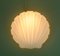 Model A 402 Mussel-Shaped Wall Lamp in White Glass and Satin Glass from Limburg, 1970s 4