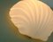Model A 402 Mussel-Shaped Wall Lamp in White Glass and Satin Glass from Limburg, 1970s, Image 7
