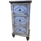 Antique Italian Painted Nightstand with Drawers, Image 1