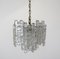 oria Ice Glass Ceiling Lamp from Kalmar Franken Kg, 1960s 6