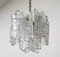 oria Ice Glass Ceiling Lamp from Kalmar Franken Kg, 1960s 4