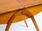 Table d'Appoint Mid-Century Moderne avec Portes Coulissantes, 1950s 9