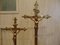 Cruces de latón de antes de la guerra, años 20. Juego de 2, Imagen 2