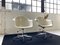 Swivel Armchairs on Height-Adjustable 5 Star Frame with Rollers by Charles & Ray Eames for Herman Miller, 1970s, Set of 2 2