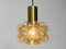 Mid-Century Pendant Ceiling Lamp in Bubble Glass by Helena Tynell for Limburg, 1960s 2