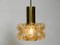 Mid-Century Pendant Ceiling Lamp in Bubble Glass by Helena Tynell for Limburg, 1960s 17