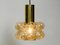 Mid-Century Pendant Ceiling Lamp in Bubble Glass by Helena Tynell for Limburg, 1960s 3