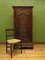 Antique Ornately Carved French Oak Cupboard with Birds and Foliage 2