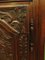 Antique Ornately Carved French Oak Cupboard with Birds and Foliage 12