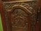 Antique Ornately Carved French Oak Cupboard with Birds and Foliage 8