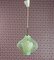 Filigree Hanging Lamp in Plastic Pastel Green, 1950s, Image 1