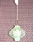 Filigree Hanging Lamp in Plastic Pastel Green, 1950s 6