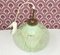 Lámpara colgante de filigrana de plástico verde pastel, años 50, Imagen 7