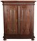 Small Antique Baroque Cabinet in Oak, 1780, Image 1