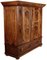 Antique Baroque Cabinet in Walnut with Iron Lock, 1760, Image 2