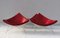 Mid-Century Coconut Lounge Chairs in Dark Red Leather by George Nelson for Vitra, Set of 4, Image 5