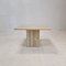 Italian Coffee or Side Table in Travertine, 1980s, Image 2